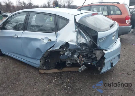 2013 Hyundai Accent Gs из США, поврежденный, VIN KMHCT5AE8DU132512